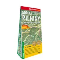 Gorce i Pieniny Mapa panoramiczna laminowana mapa turystyczna 1:52 000