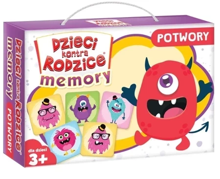 Gra Dzieci kontra Rodzice Memory Potwory