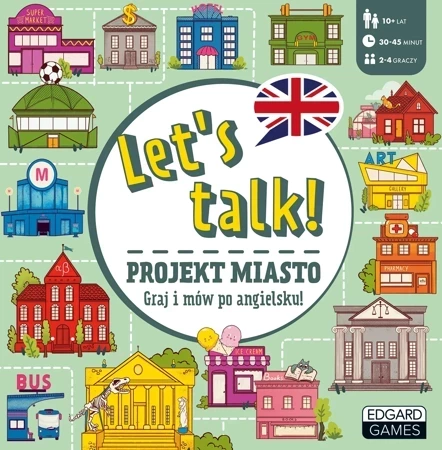 Gra Let's talk! Projekt miasto Graj i mów po angielsku 10+