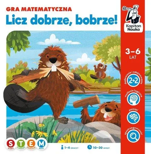 Gra Licz dobrze, bobrze! Gra na matematyczna