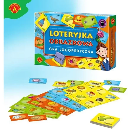 Gra Loteryjka obrazkowa logopedyczna 0329