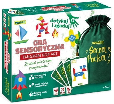 Gra Sensoryczna Tangram Pop Art Secret Pocket 42522