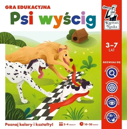 Gra edukacyjna Psi wyścig Kapitan Nauka