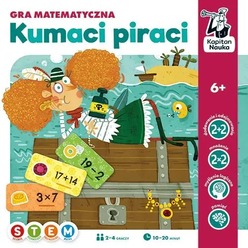 Gra matematyczna. Kumaci piraci (6+)