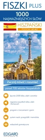 Hiszpański. 1000 najważniejszych słów. Fiszki PLUS (wyd. 2)