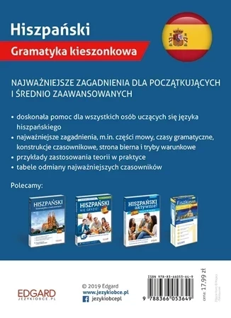 Hiszpański. Gramatyka kieszonkowa