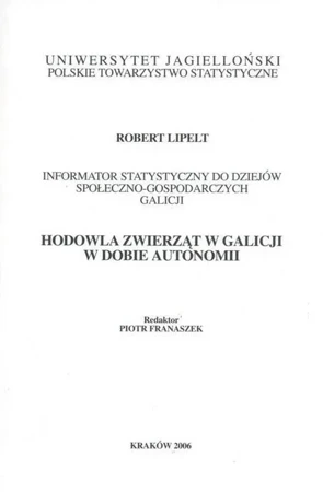 Hodowla zwierząt w Galicji w dobie autonomii