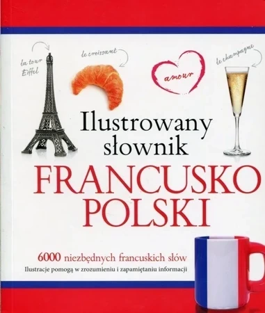 Ilustrowany słownik francusko-polski (różowy)