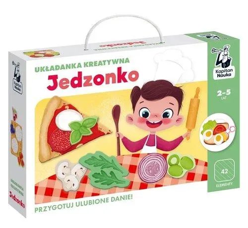 Jedzonko Układanka kreatywna Kapitan Nauka