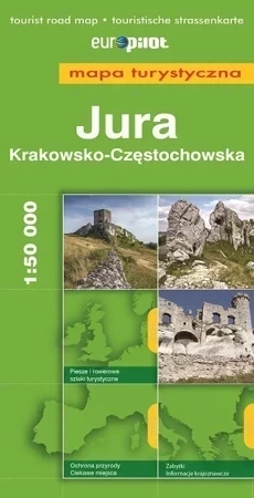 Jura Krakowski-Częstochowska mapa turystyczna 1:60 000