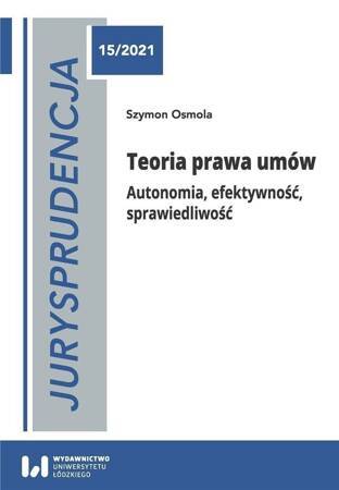 Jurysprudencja 15/2021. Teoria Prawa Umów