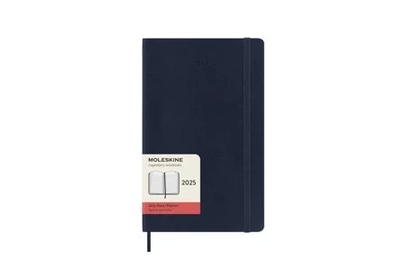 Kalendarz 2025 12M Moleskine L dzienny Sapphire Blue 13x21