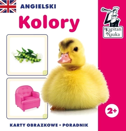 Kapitan Nauka. Angielski Kolory (karty obrazkowe + poradnik)