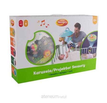 Karuzelar projektor Sensory 2w1