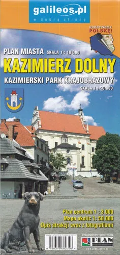 Kazimierz Dolny Kazimierski Park Krajobrazowy1:50 000 Plan miasta 1:10 000