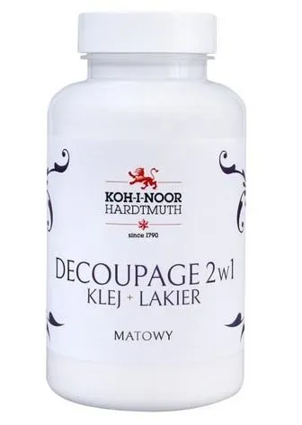 Klej 2w1 z lakierem do decoupage mat 200ml