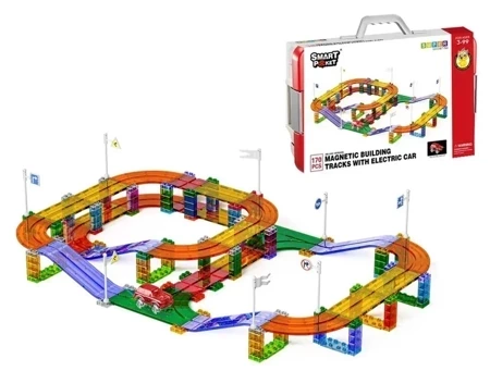 Klocki magnetyczne 170 elementów