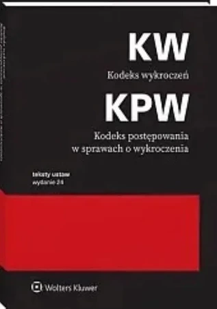 Kodeks wykroczeń. Kodeks postępowania w sprawach o wykroczenia. Przepisy [PRZEDSPRZEDAŻ]