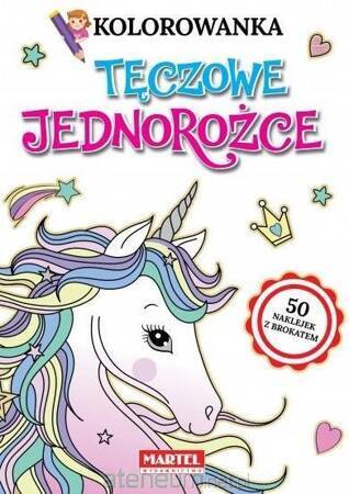 Kolorowanka Tęczowe jednorożce