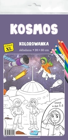 Kolorowanka XL kosmos