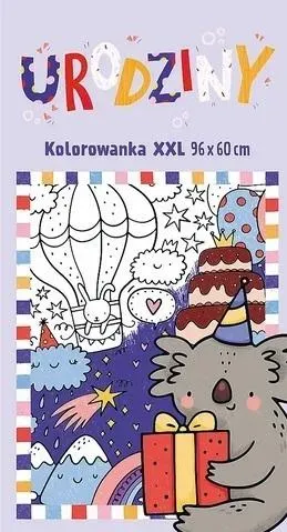 Kolorowanka XXL. Urodziny