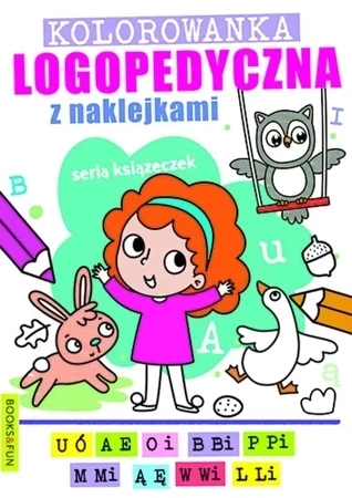 Kolorowanka logopedyczna z naklejkami 1