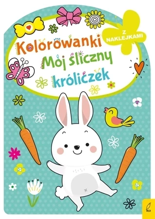 Kolorowanka z wykrojnikiem. Mój śliczny króliczek