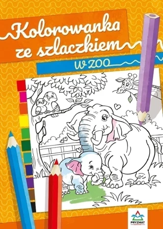 Kolorowanka ze szlaczkiem. W ZOO