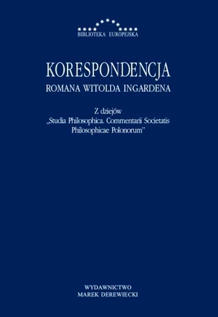 Korespondencja Romana Witolda Ingardena