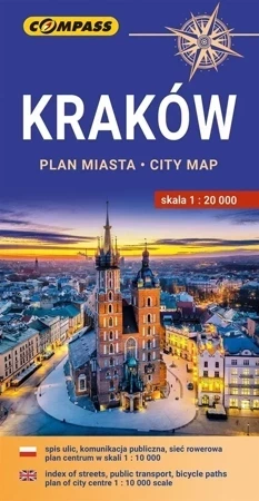 Kraków - Plan Miasta 1:20 000