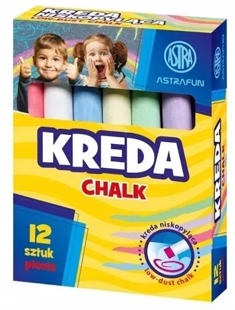 Kreda tablicowa Fun 12szt ASTRA