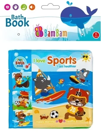 Książeczka do kąpieli Zwierzęta sport bambam 432484