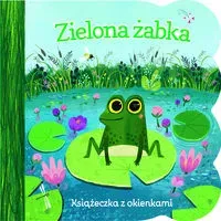 Książeczka z okienkami. Zielona żabka