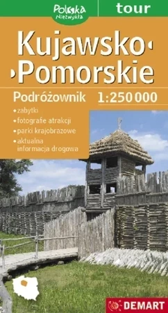 Kujawsko-pomorskie Podróżownik mapa turystyczna