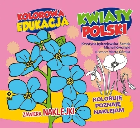 Kwiaty polski kolorowa edukacja