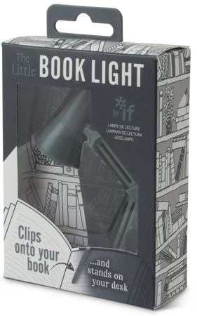 Lampka do książki The Little Book Light szara