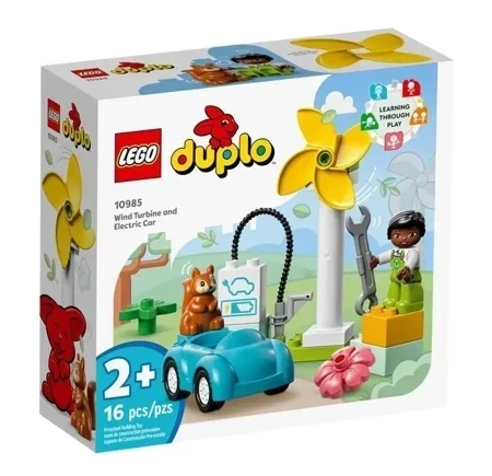 Lego DUPLO 10985 Turbina wiatrowa i samochód el...