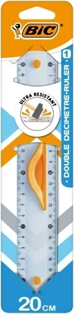 Linijka BIC Double Ruler 20cm 1 szt. blister