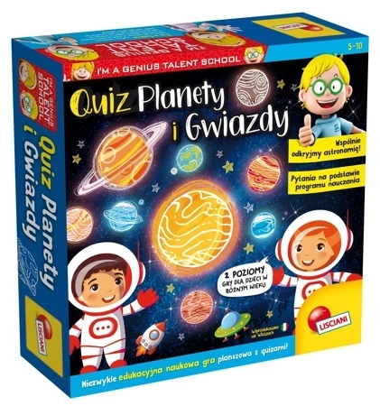 Lisciani I"m a Genius Quiz planety i gwiazdy 304-PL89284