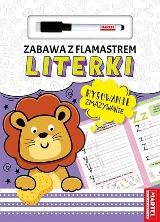 Literki. Zabawa z flamastrem