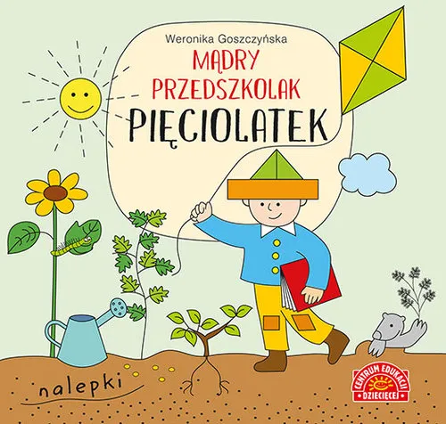 Mądry przedszkolak. Pięciolatek Książeczka z nalepkami