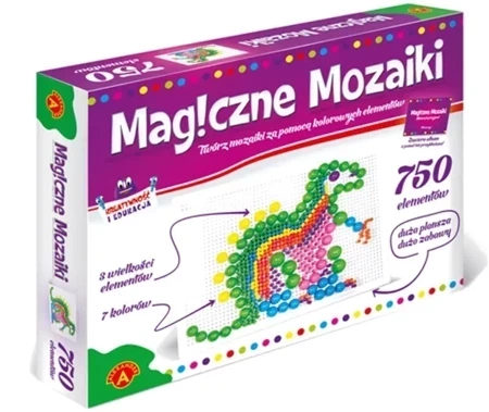 Magiczne mozaiki kreatywność i edukacja 750 elementów