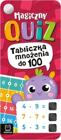 Magiczny quiz. Tabliczka mnożenia do 100. Z nitem