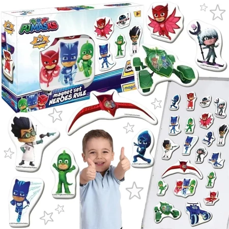 Magnesy PJ Masks zasady bohaterów