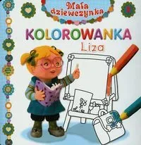 Mała dziewczynka kolorowanka - Liza