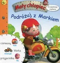 Mały chłopiec Podróżuj z Markiem