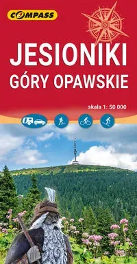 Mapa - Jesioniki, Góry Opawskie 1:50 000