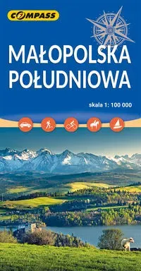 Mapa - Małopolska Południowa 1:100 000