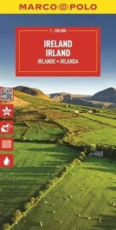 Mapa drogowa Irlandia 1:350 000