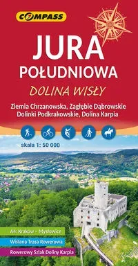 Mapa turystyczna Jura Południowa 1:50 000